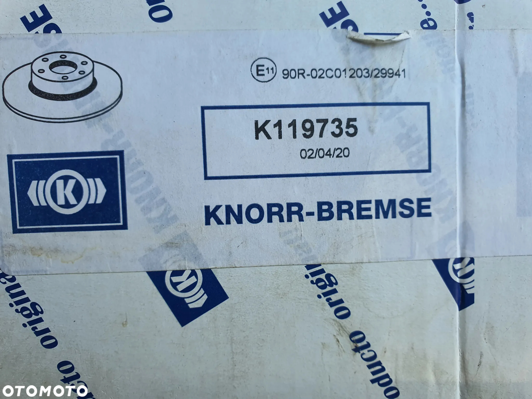 Tarcza hamulcowa Knorr-Bremse K119735 Mercedes Actros, Atego, Axor, Econic, MK, SK, NG - 6