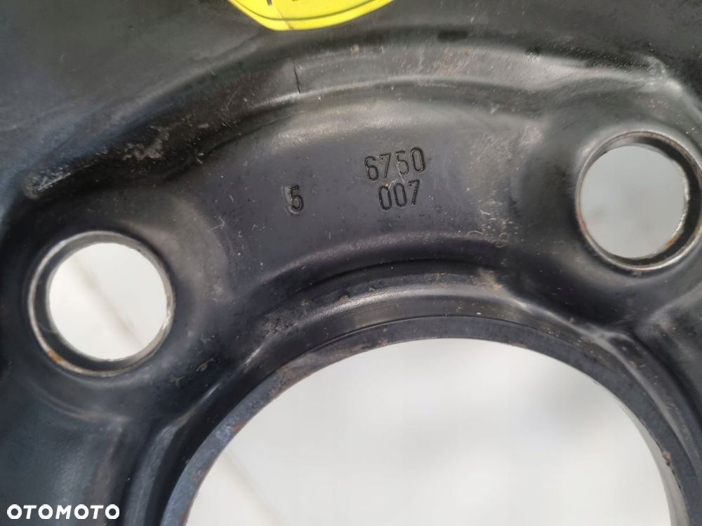 KOŁO DOJAZDOWE BMW E46 dojazdówka 125/80 R17 5x120 6750007 zapas - 4