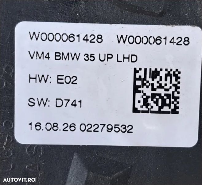 Ansamblu motoras stergatoare Valeo original bmw F90+LCI G30+LCI G31+LCI G11+LCI G12+LCI - 6