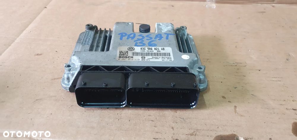 Komputer sterownik silnika VW Passat B6 2.0 TDI 03G906021AB 0281012119 - 2