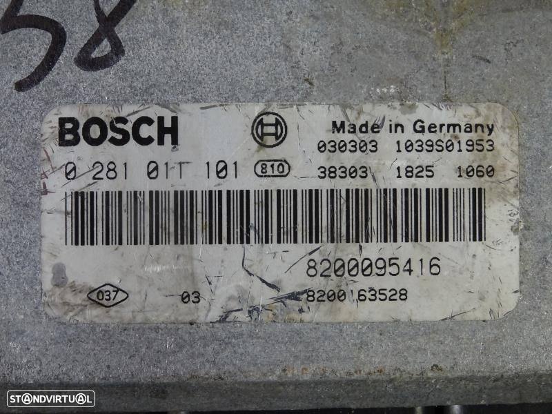 Centralina De Motor Renault Laguna Ii (Bg0/1_)  0281011101 / 820009541 - 2