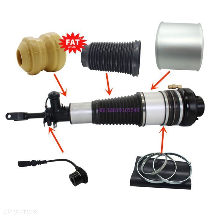 Perna aer VW AUDI BMW MERCEDES PORSCHE TOYOTA fata spate stanga dreapta noua compresor bloc de valve - 6