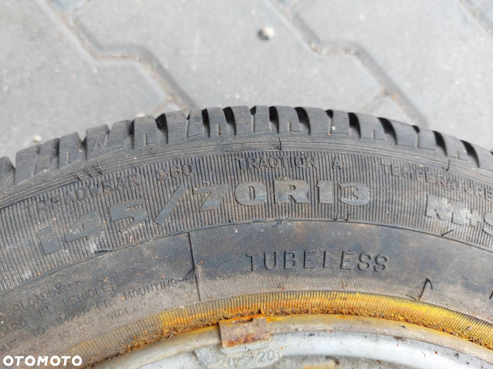 KOŁO FELGA OPONA ZAPAS 4x98 4,5Jx13 145/70R13 DĘBICA NAVIGATOR FIAT - 4