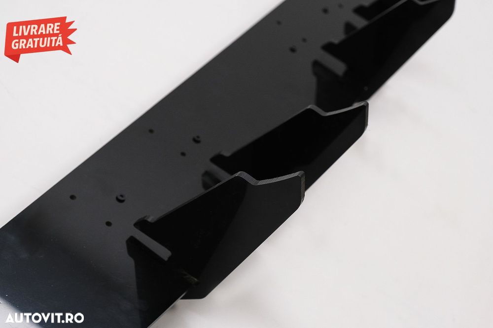 Extensie Difuzor Bara Spate Mercedes A-Class W177 Hatchback A45 S (2018+) Negru- livrare gratuita - 9