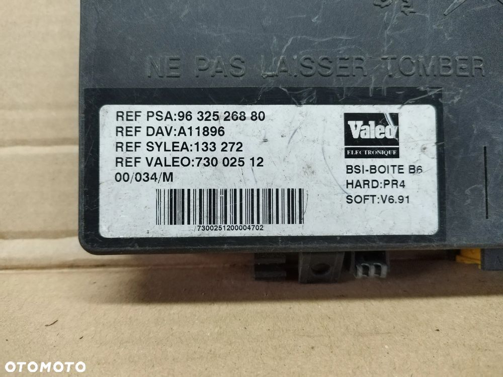 SKRZYNKA MODUŁ BSI CITROEN XSARA PICASSO 9632526880 - 3