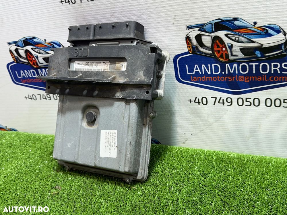 CALCULATOR MOTOR ECU JAGUAR XF X250 3.0 DIESEL 2011 COD OEM 9X2Q-12A650-P / BERLINA 2009-2015 - 3
