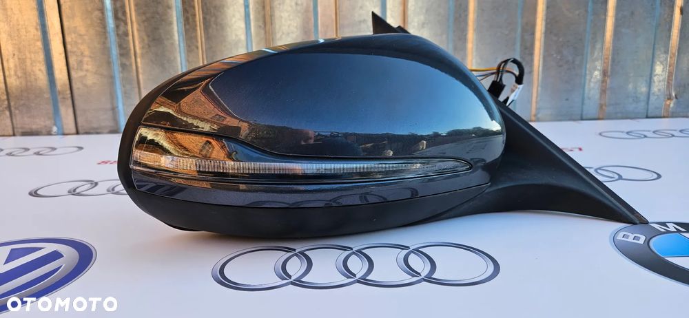 Mercedes C Klasa W205 Lusterko Prawe Kierowcy 7+7 KOLOR 755 fotochrom składane - 6