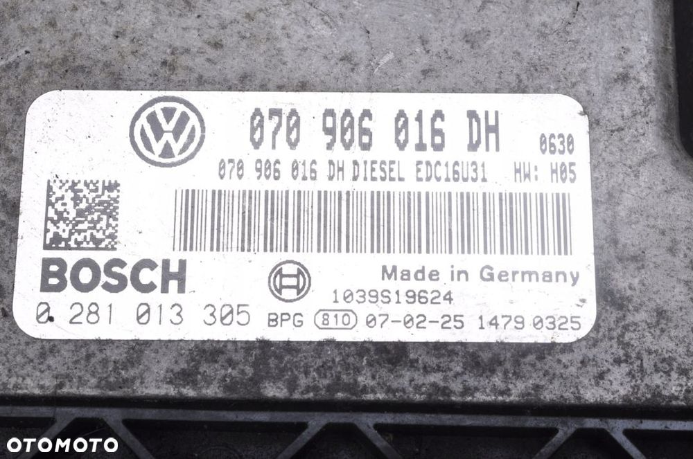 TOUAREG I 5.0 TDI STEROWNIK SILNIKA 070906016DH - 5