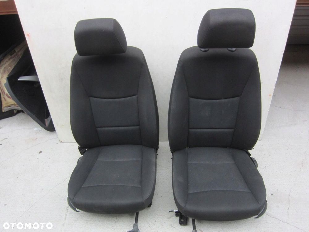 BMW 3 E90 2005-2011 FOTELE KANAPA BOCZKI SZARE MATERIAŁ TAPICERKA KOMPLET - 3