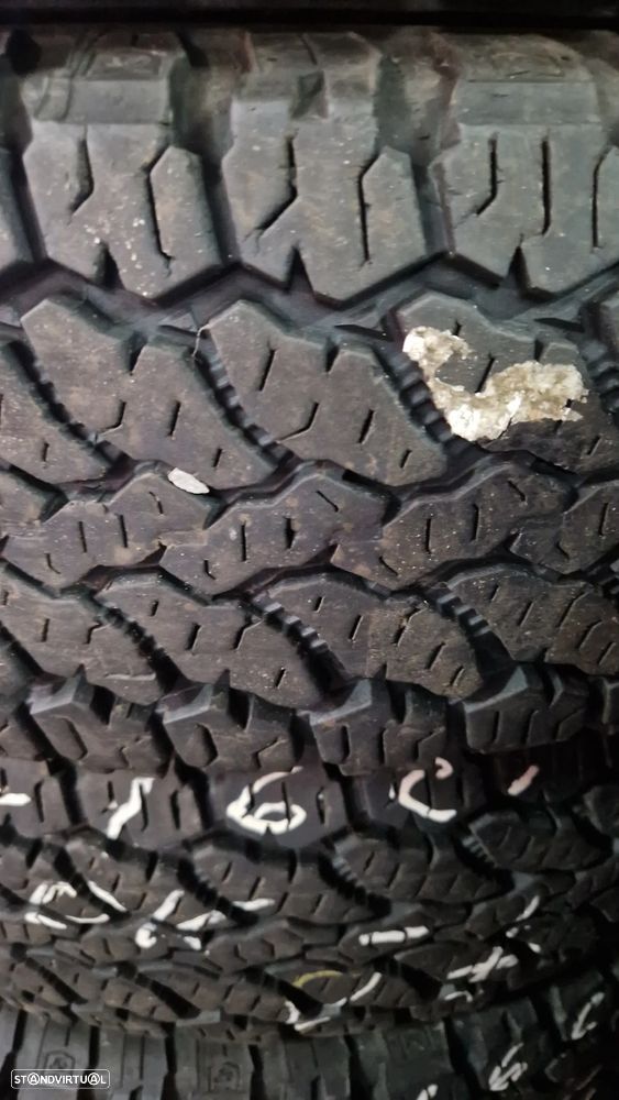 4 PNEUS 205R16C GENERAL GRABBER AT3 110/108S COM MAIS DE 90% PISO - 3