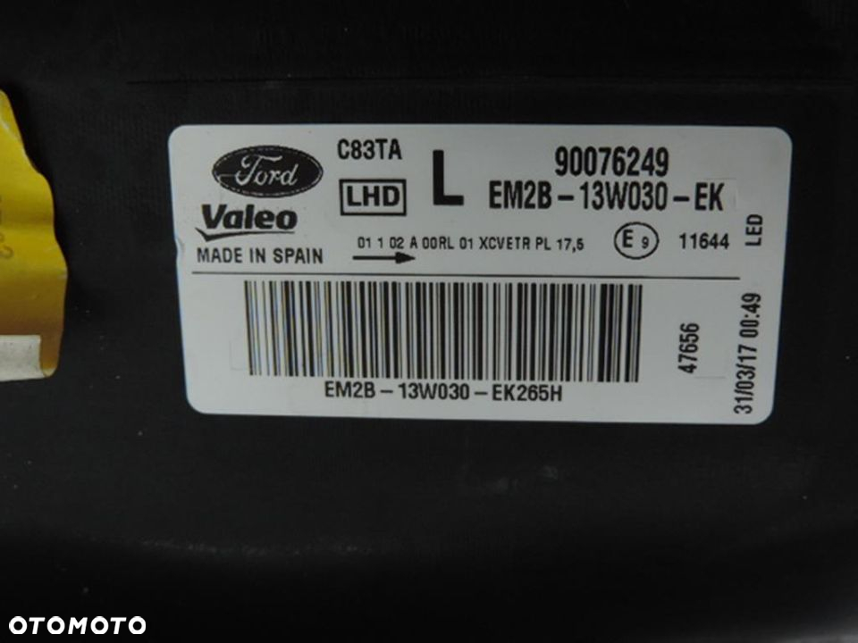 LAMPA LEWA PRZEDNIA PRZÓD FULL LED FORD GALAXY MK4 - 7