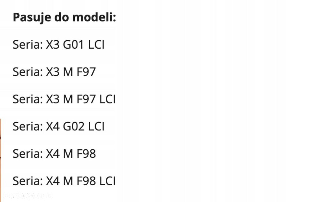BMW X3 G01 X4 G02 LCI X3M X4M KIEROWNICA M-PAKIET ŁOPATKI - 2