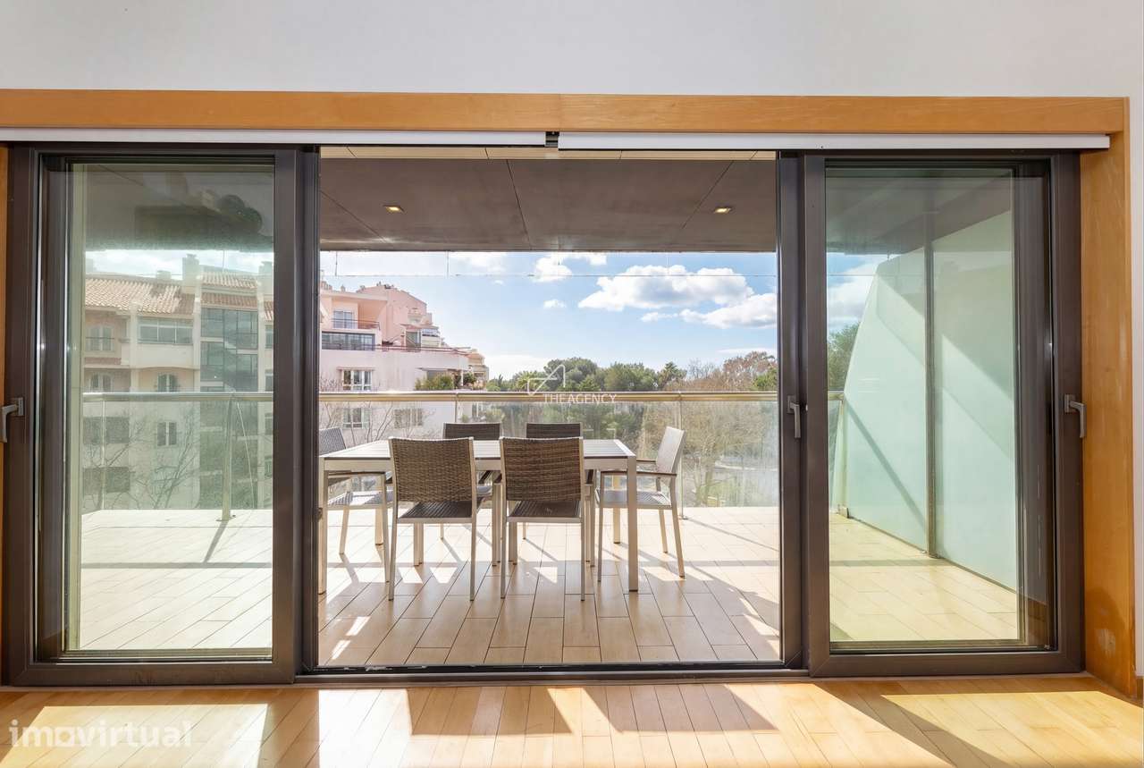 Apartamento T2 Mobiliado em Condominio de Luxo com Vista Mar - Cascais - Grande imagem: 5/31