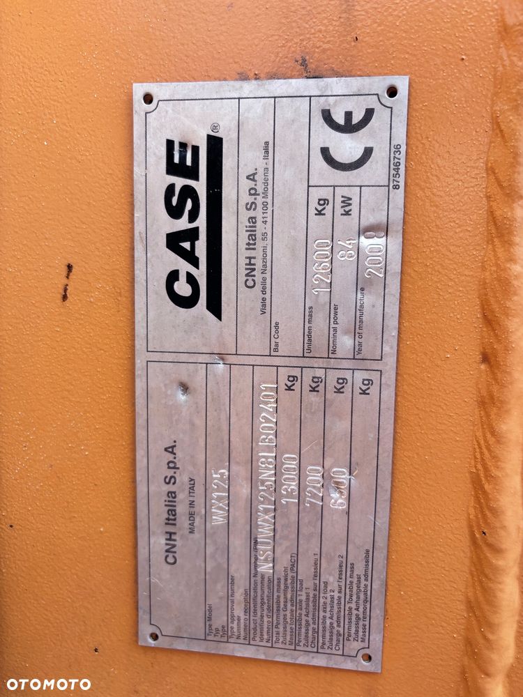 Case WX125 - 11