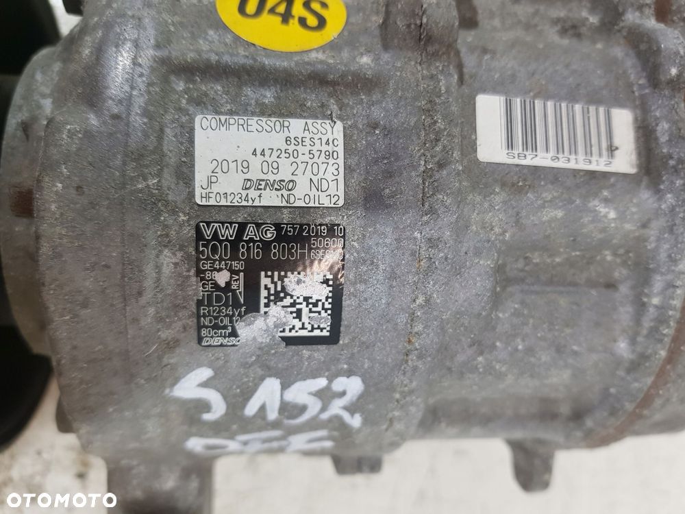 sprężarka klimatyzacji 5q0816803h vw seat skoda 2.0 tdi dff - 8