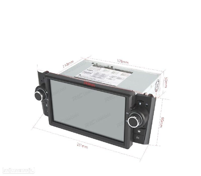 AUTO RADIO GPS ANDROID 10 PARA FIAT GRANDE PUNTO 05-09 USB GPS TACTIL HD - 6