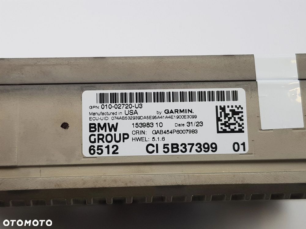 Sterownik Moduł nawigacji GPS BMW X5 G05 X6 G06 X7 G07 5B37399 - 9