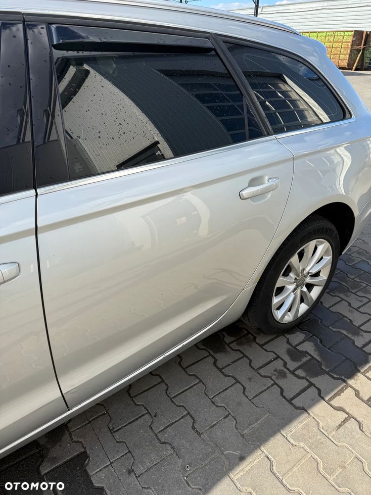 AUDI A6 C7 KOMBI LX7W DRZWI LEWE TYŁ TYLNE KOMPLETNE