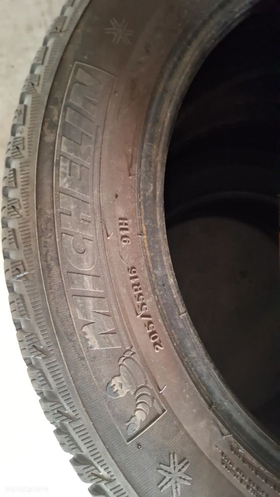 4szt Opony zimowe 205/55 R16 6,3–6,8mm Michelin Alpin 5 91H Montaż Wysyłka 7Z - 2