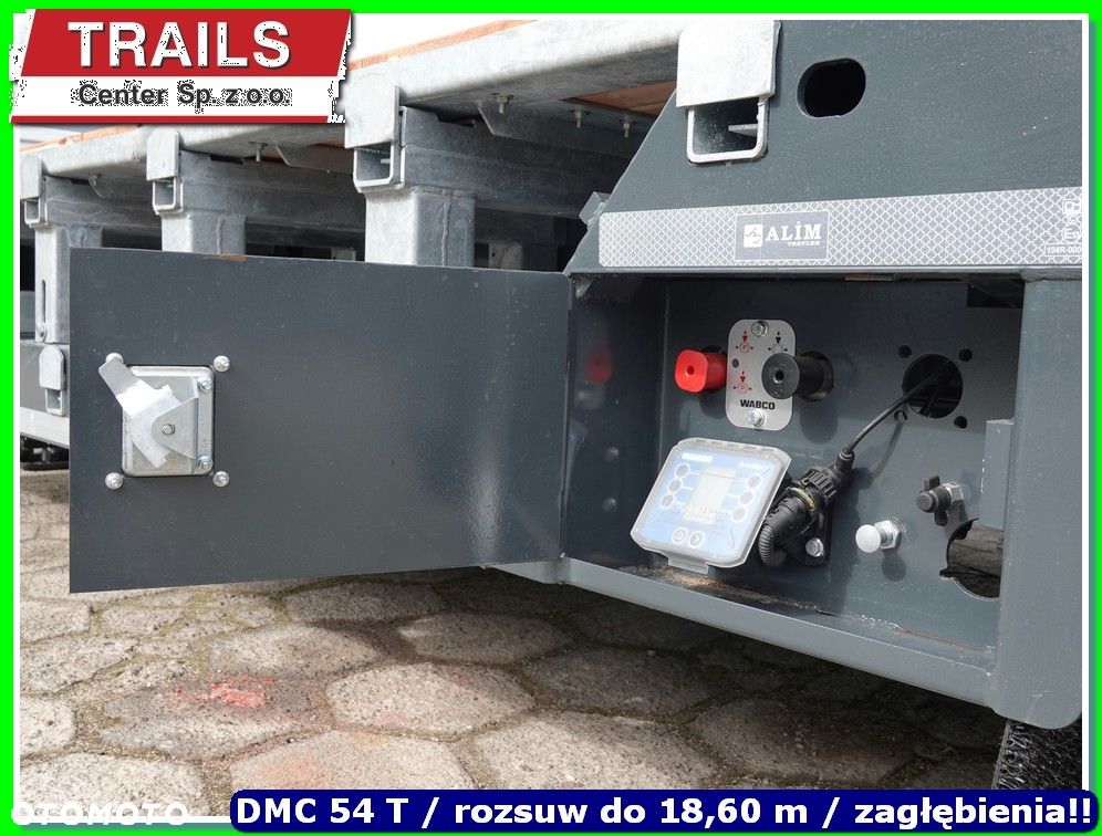 Mega Naczepa 40 T ład. oś skrętna, pokład 9,50 m !!! - 25