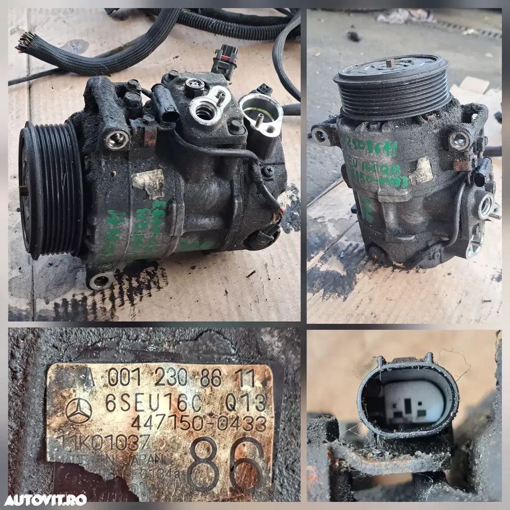 Compresor ac clima climatronic diesel benzina w221 w219 w164 w463 capac motor debitmetru electromotor SAM ECU calc motor instalatie electrica bobina inductie mercedes S-class R-class E-class ML GLE 2005-2010 - 2