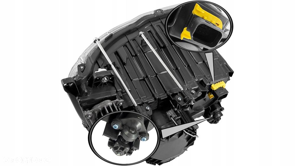 mercedes arocs mp5 actros reflektor lewa full led - 3