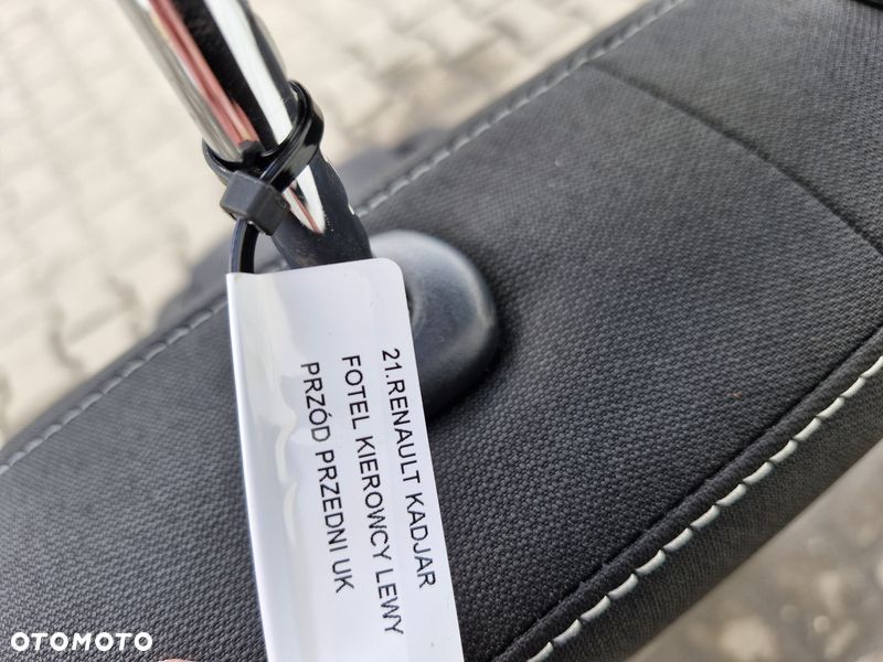 RENAULT KADJAR FOTEL KIEROWCY LEWY PRZÓD PRZEDNI UK - 8