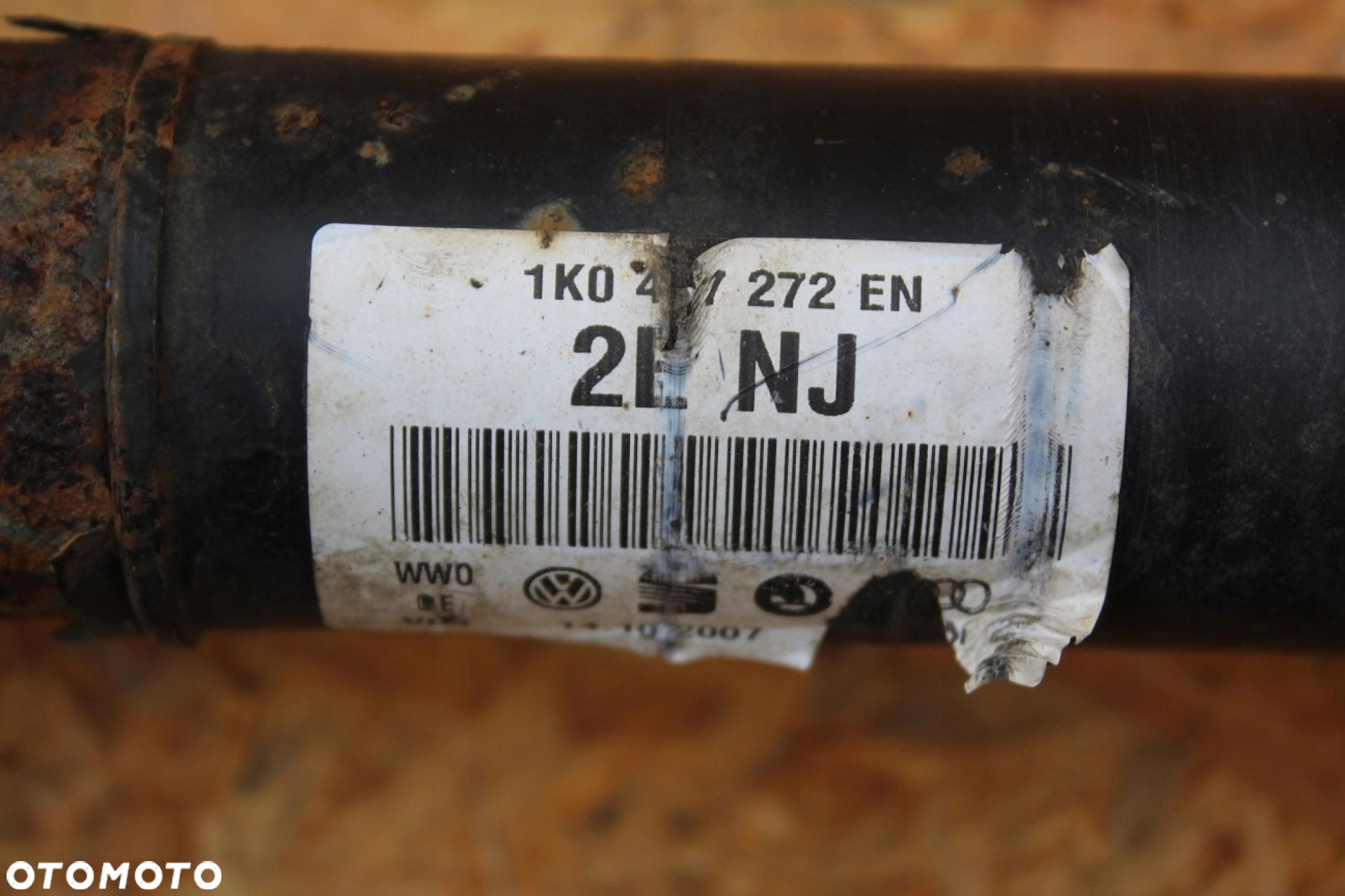Półoś PRAWA długa VW AUDI SEAT 2.0 TDI 1K0407272EN - 5