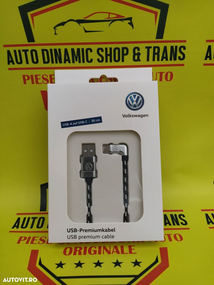 Cablu date / încărcare usb - Tip C original Vw Volkswagen auto - 1