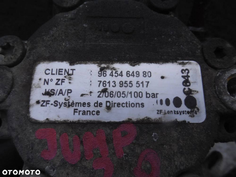 JUMPER 2.0 POMPA WSPOMAGANIA 9645464980 7613955517 DUCATO BOXER - 3