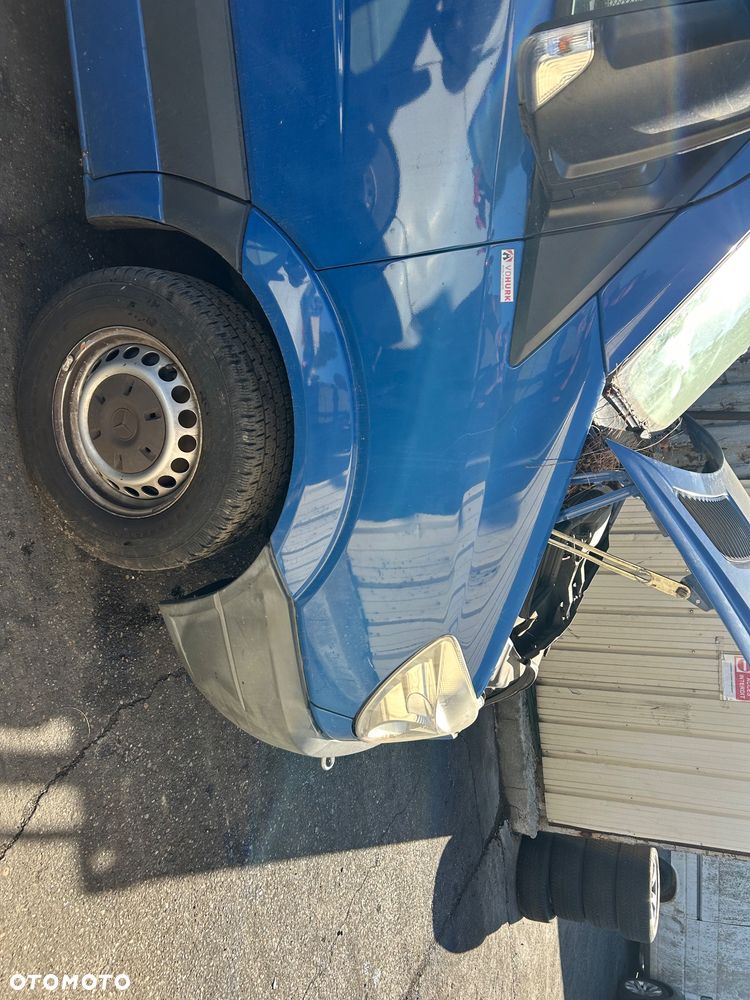 Mercedes Sprinter W906 przód kompletny Maska Zderzak lampy błotniki Pas przedni chłodnice belka wzmocnienie - 5