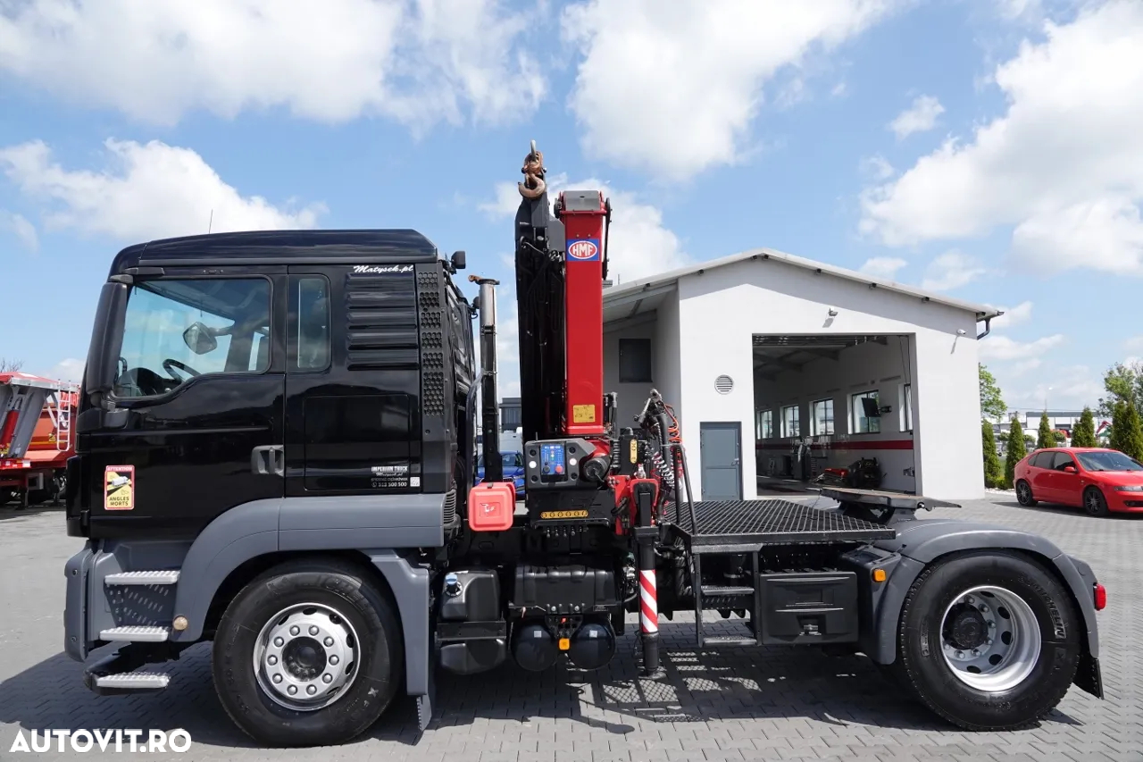 MAN TGS 480 / HDS HMF 1820 / RAZA 17,5 m / EURO 6 / MANUAL / RADIO CONTROL / TRACTOR - 8