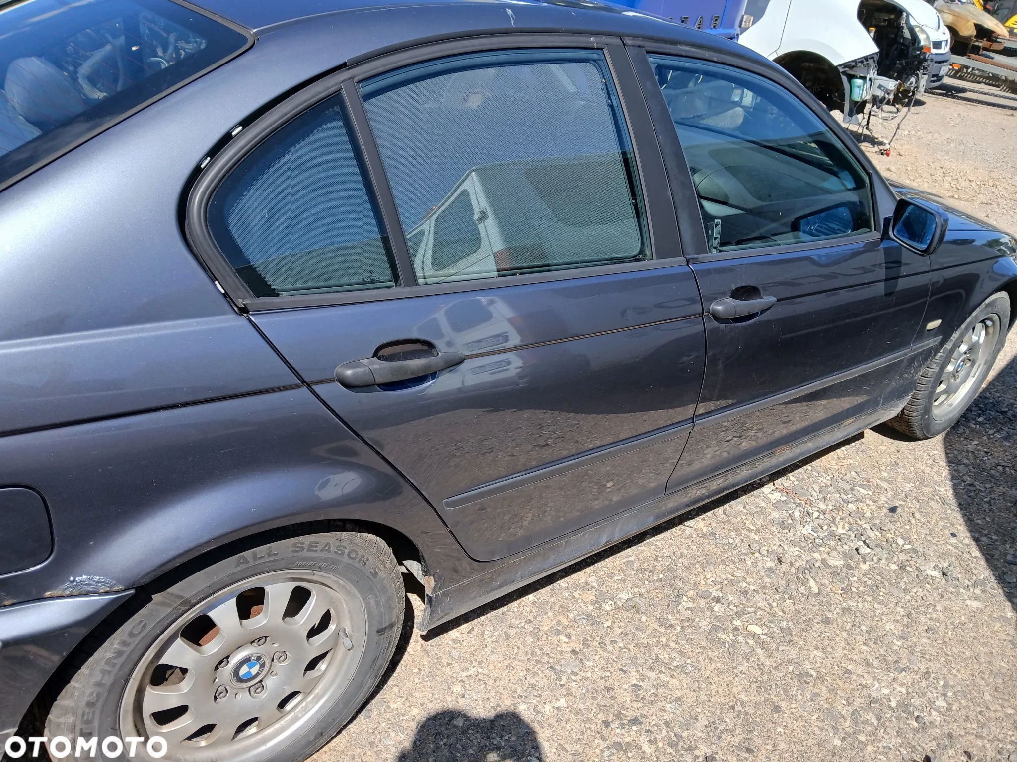 bmw E46 STAHLGRAU METALIC 400 maska pokrywa silnika klapa bagażnika zderzak lampa reflektor pas - 6