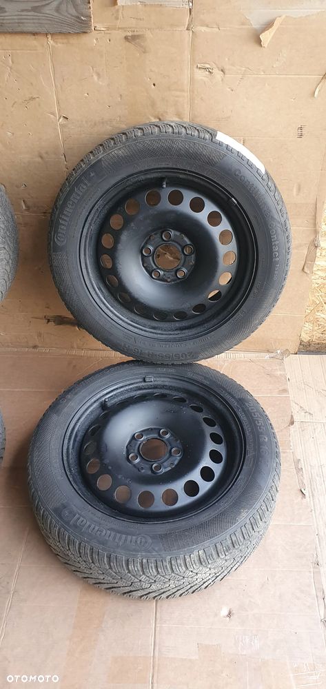 Felgi stalowe z oponami 205/55 R16 6,5J 5x112 ET49 VW Mercedes KBA43930 - 2