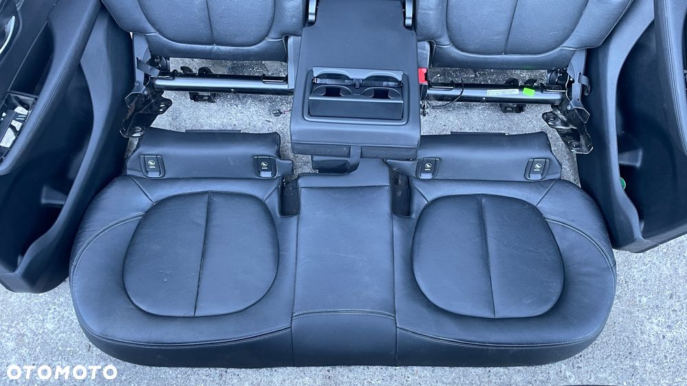 Bmw 2 active tourer f45 fotele kanapa boczki czarna tapicerka  skóra wentylowana - 5