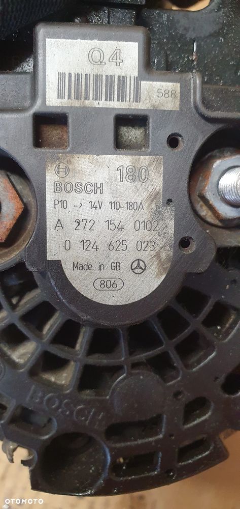 Alternator prądnica Mercedes ML W164 3.5 V6 A2721540102 - 7