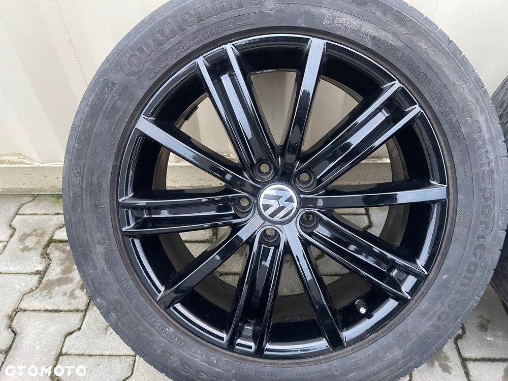 FELGI ALUFELGI 18 VOLKSWAGEN TIGUAN GOLF PASSAT SEAT SKODA 5X112 ET43 7J SPRAWDZONE ORYGINAŁ - 5