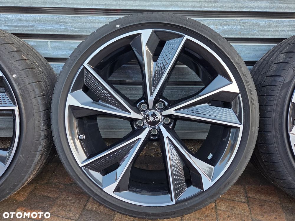 OE Audi RS6 RS7 C8 4K Koła felgi 22" z oponami Pirelli 285/30 R22 kute jak nowe - 8