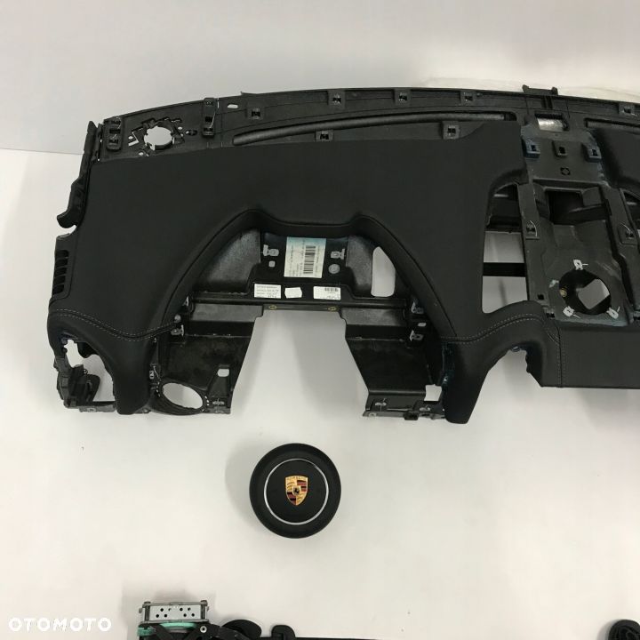 PORSCHE CAYENNE II LIFT DESKA ROZDZIELCZA KONSOLA KOKPIT PULPIT PODUSZKI AIRBAG AIR BAG PASY KIT SET - 2