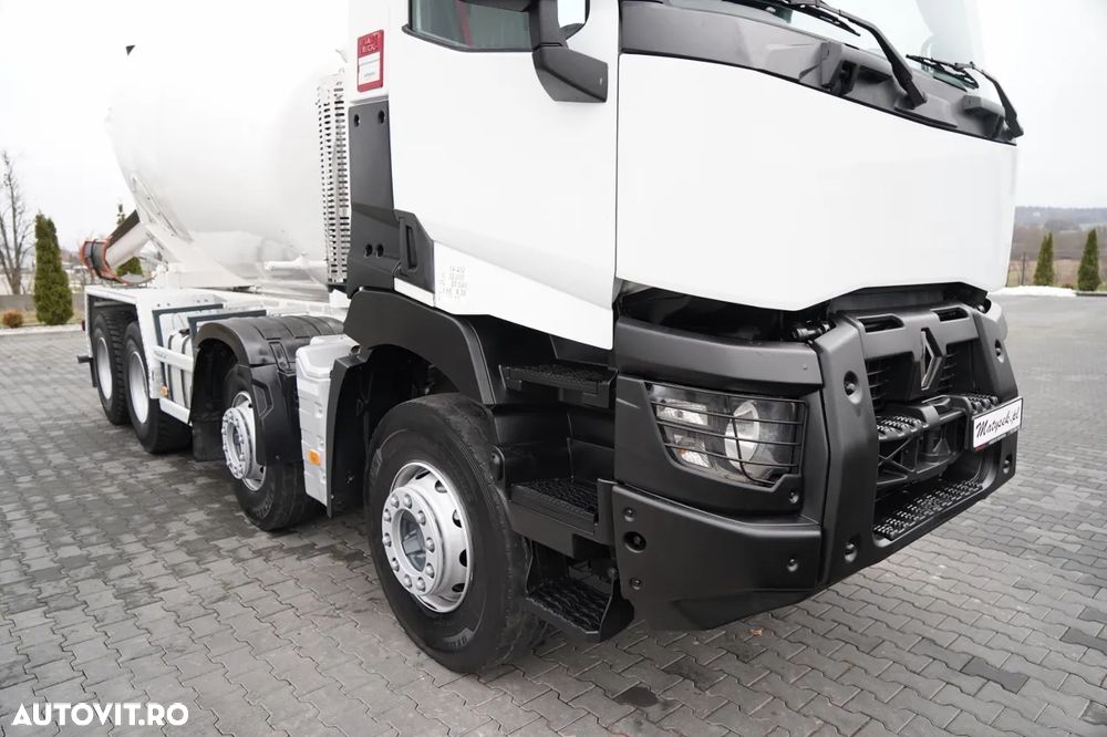 Renault C 380 / 8X4 / BETONIERĂ / USCĂTOR / SCHWING STETTER 9 M3 / EURO 6 / - 7