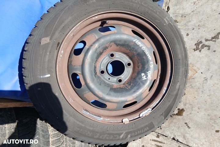 Jante tabla cu anvelope 16 - set 185/60 R15 ET27 185/60 R15 ET27 Citr - 4