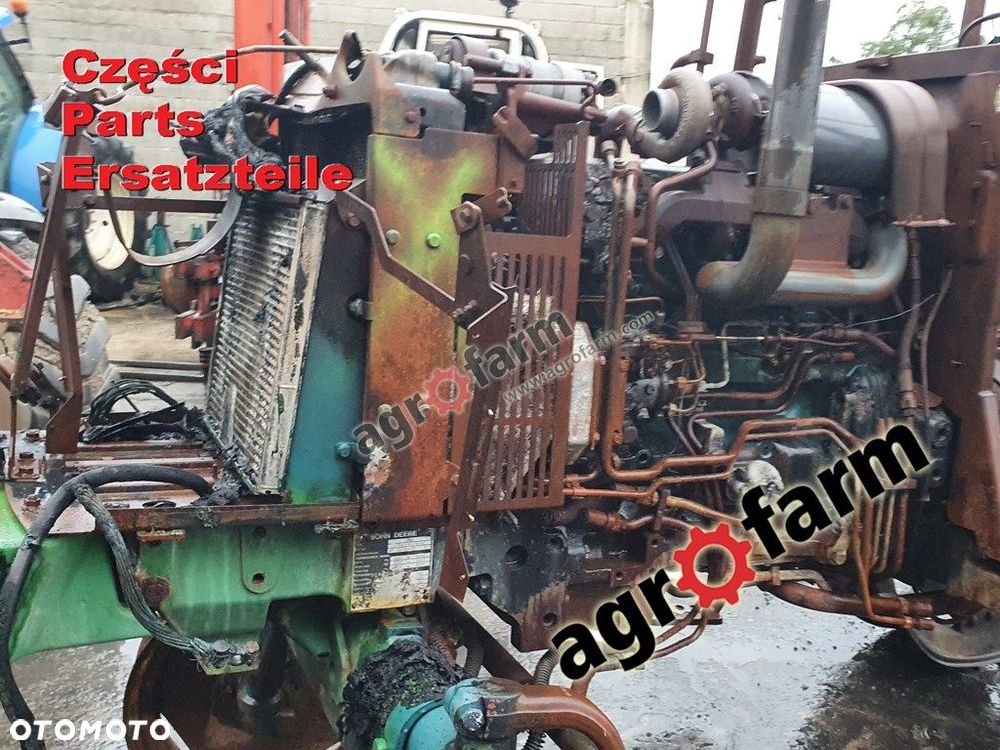 John Deere 5510N części, skrzynia biegów, silnik - 2