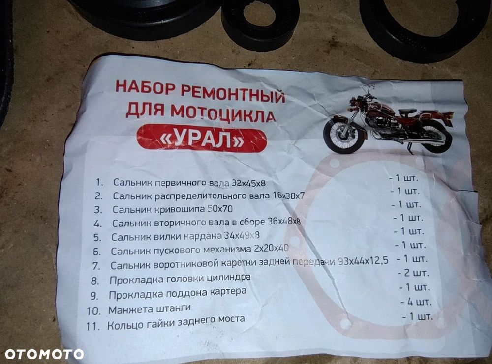 Uszczelki i uszczelniacze Ural M63 M66 M67 - 2