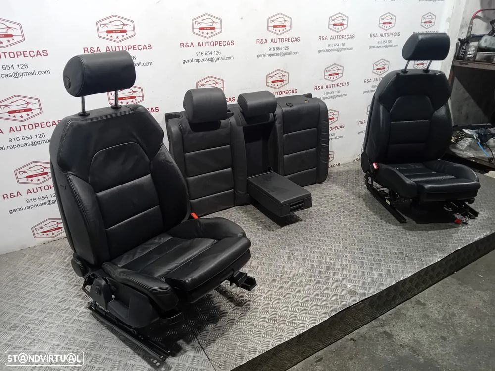 Conjunto de Bancos Audi A3 Sportback 8P Pele Original - 3