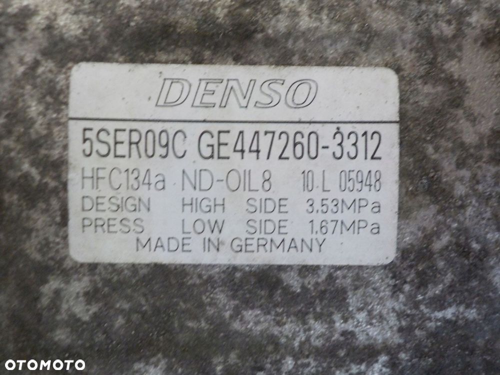 TOYOTA YARIS II 1.3 SPRĘŻARKA KLIMATYZACJI 447260-3312 - 4