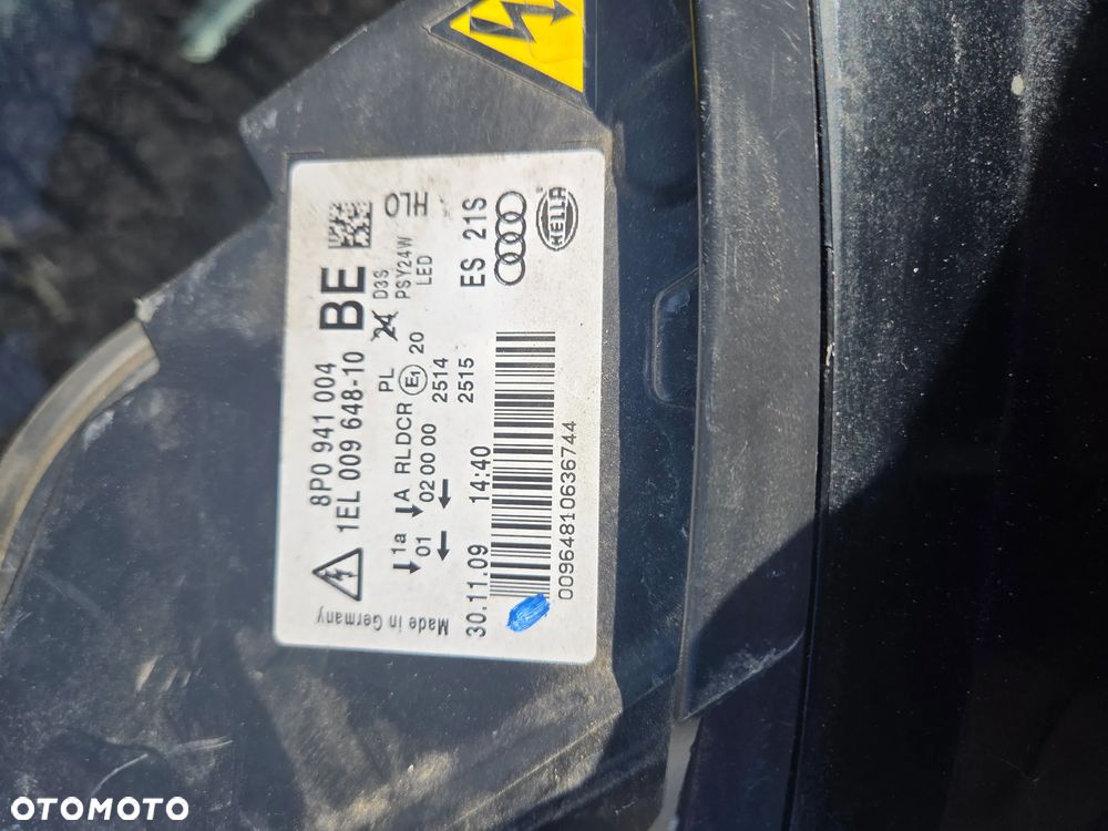 Komplet Lamp Audi A3 8P Lift Bi-Xenon Skrętny LED - 3