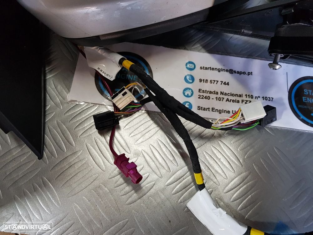 Espelho Retrovisor direito Mercedes Classe B W247 2019-2023 com aviso de ultrapassagem - 3