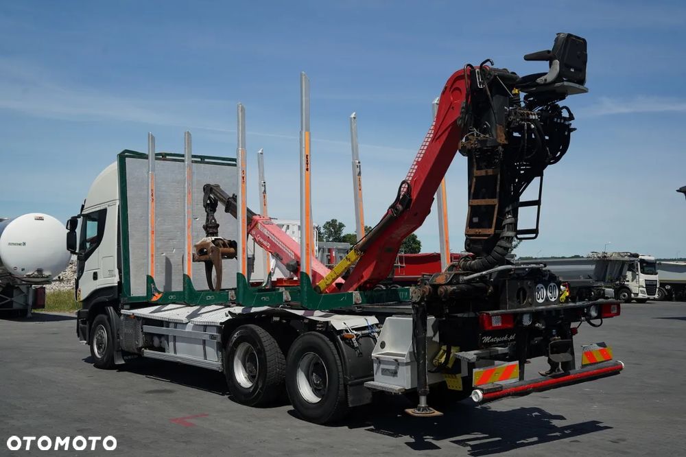 Iveco 570 STRALIS  X-WAY / 6X4 / DO DREWNA / DO DRZEWA / DO LASU / HDS CRANAB TZ 12.2 / AUTOMAT - 5