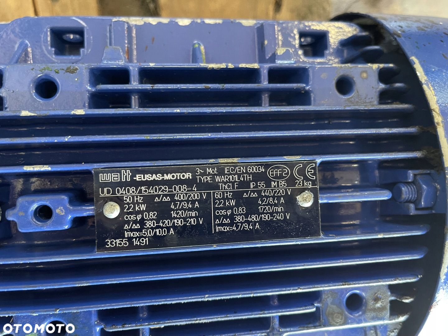 Silnik elektryczny 2,2kW 1720 obr/min. 3 fazy - 2