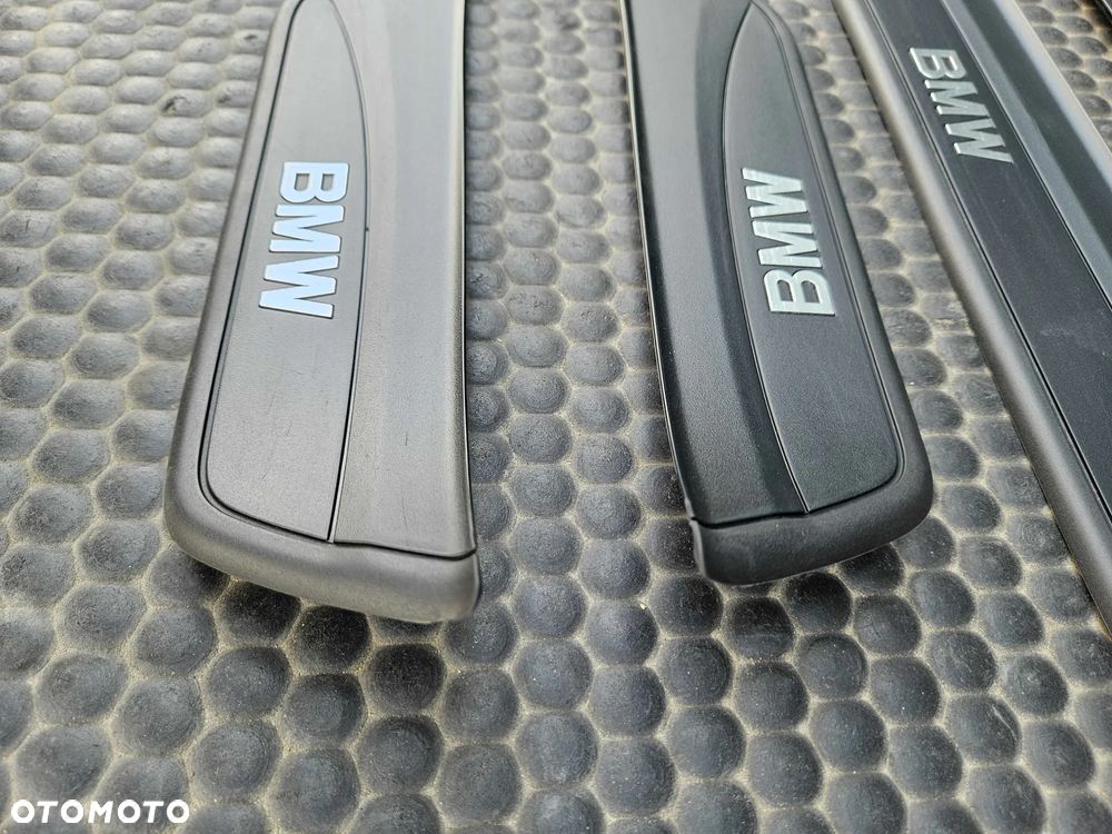 Listwa Listwy Progowe Ozdobne Drzwi Nakładki Komplet Przód Tyl BMW 3 E90 E91 - 14